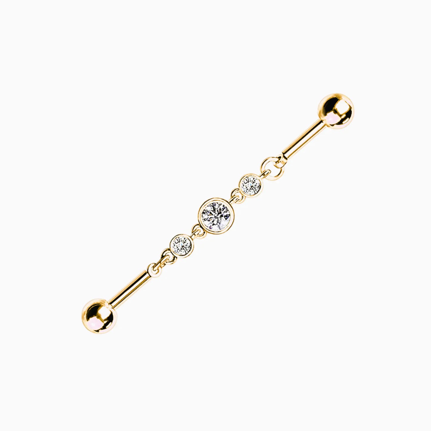 Industrial Barbell Unique Piercing Cushionblue