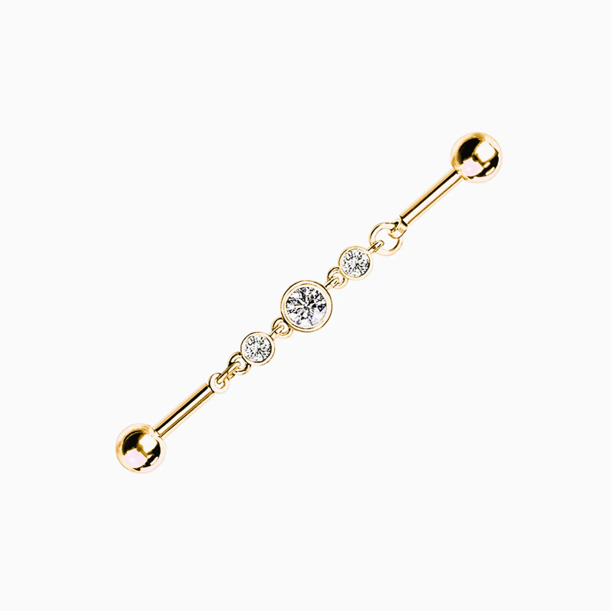 Industrial Barbell Unique Piercing Cushionblue