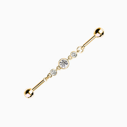 Industrial Barbell Unique Piercing Cushionblue
