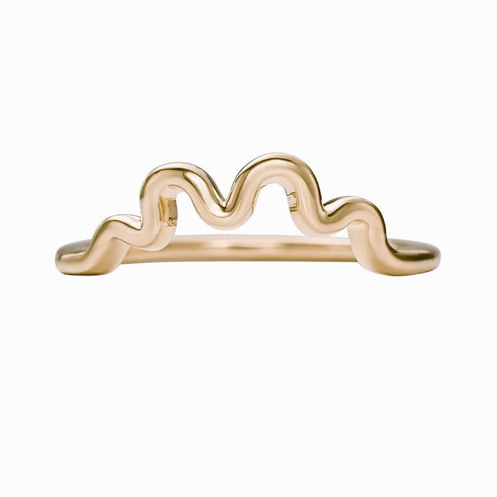 14K_Solid_Gold_Minimalist_Wave_Ring_Sculptural_Curved_Band_Modern_Stacking_Ring_for_Women