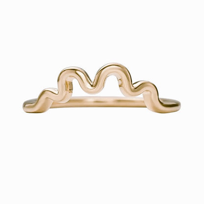 14K_Solid_Gold_Minimalist_Wave_Ring_Sculptural_Curved_Band_Modern_Stacking_Ring_for_Women