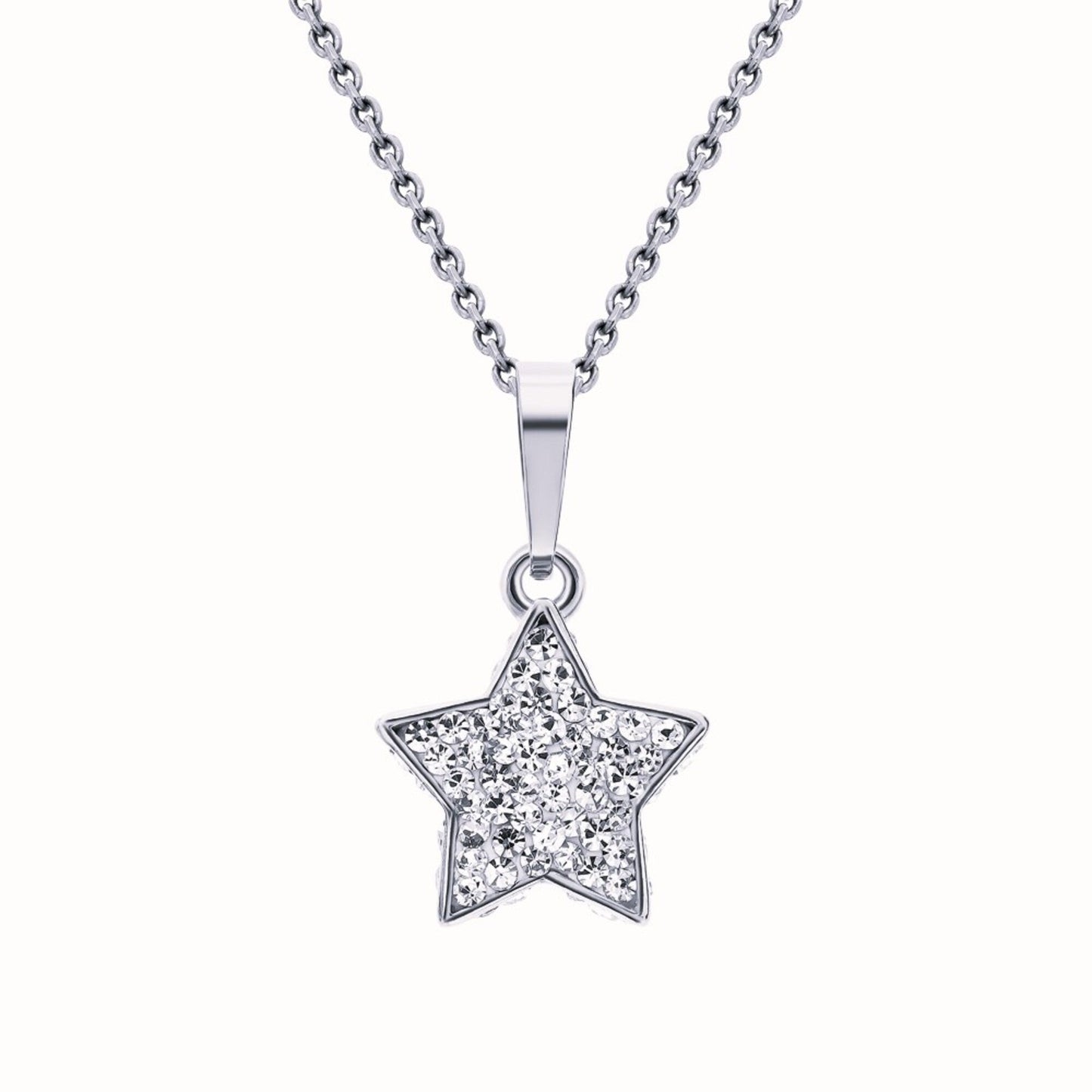 14k Gold Hip Hop Star Necklace Cushionblue