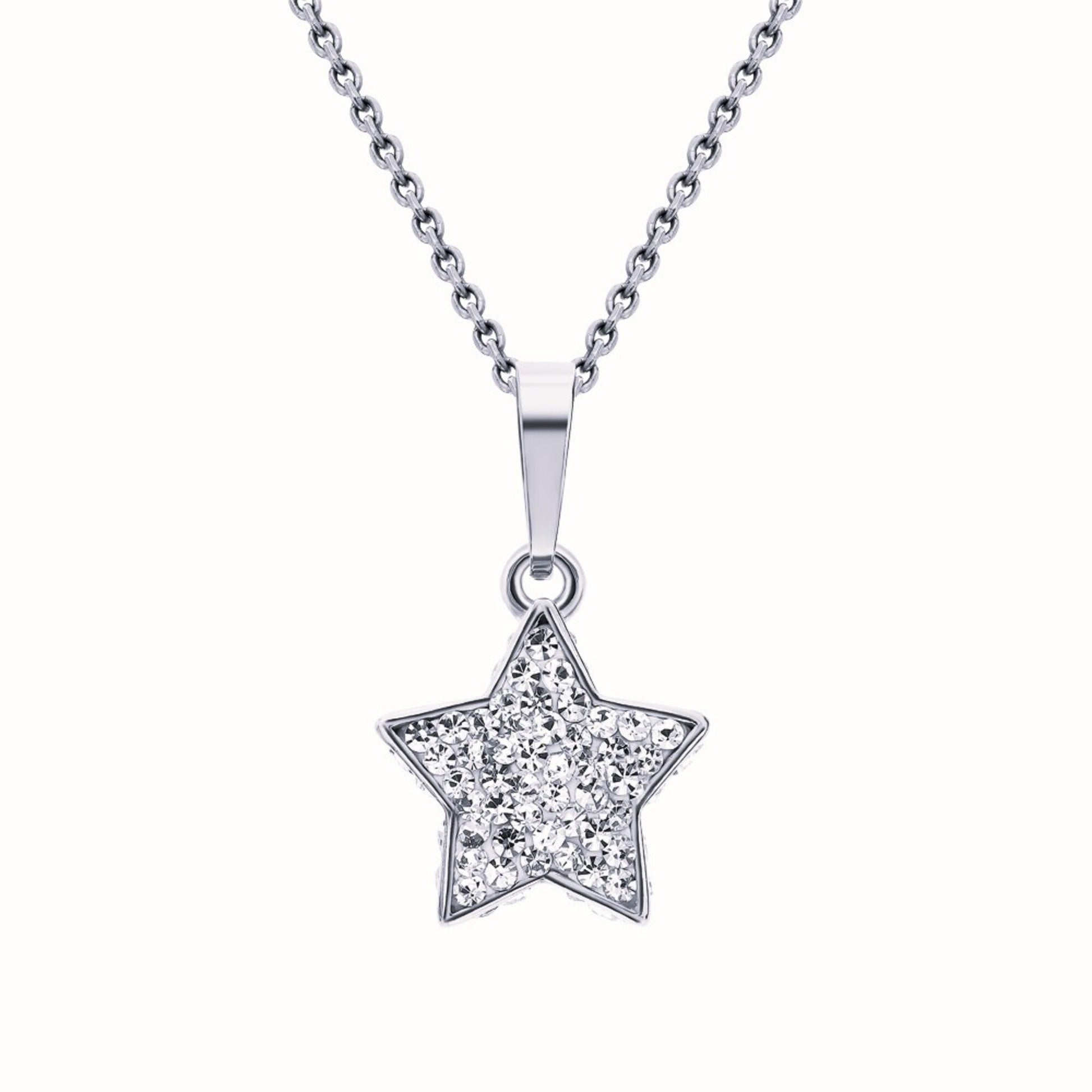 14k Gold Hip Hop Star Necklace Cushionblue