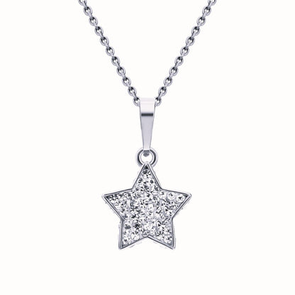 14k Gold Hip Hop Star Necklace Cushionblue
