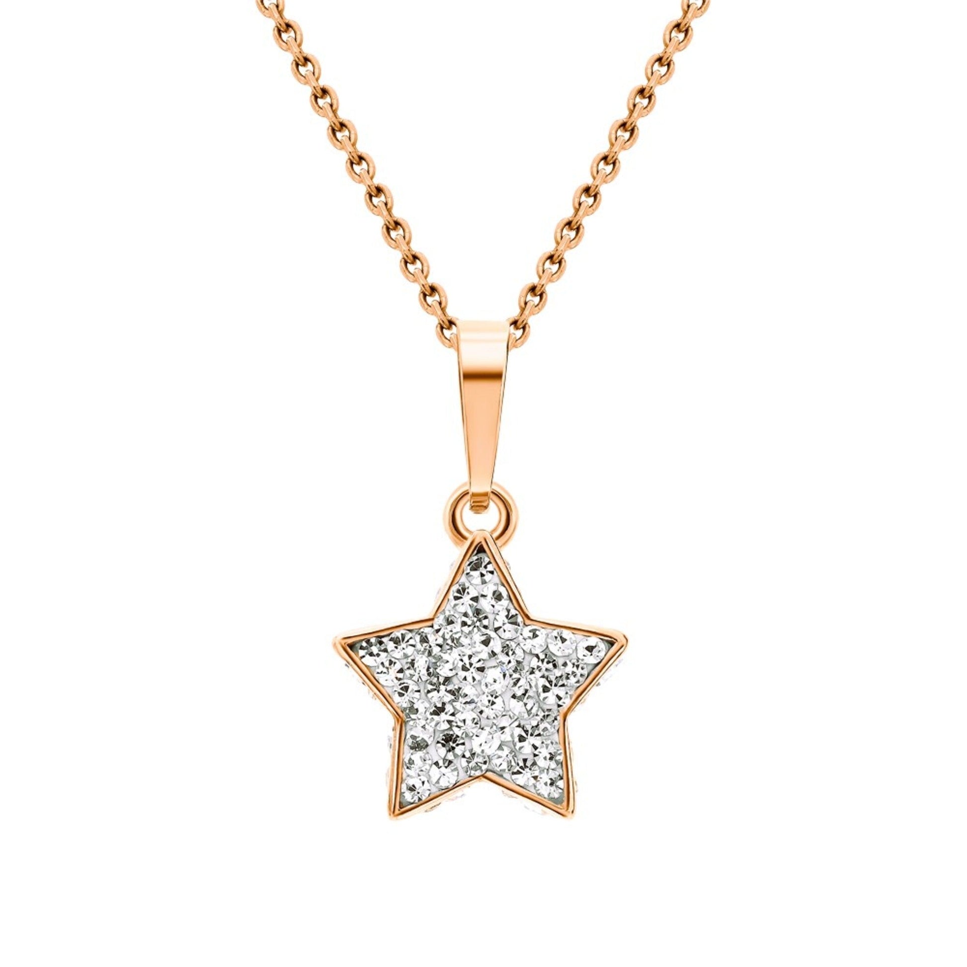 14k Gold Hip Hop Star Necklace Cushionblue