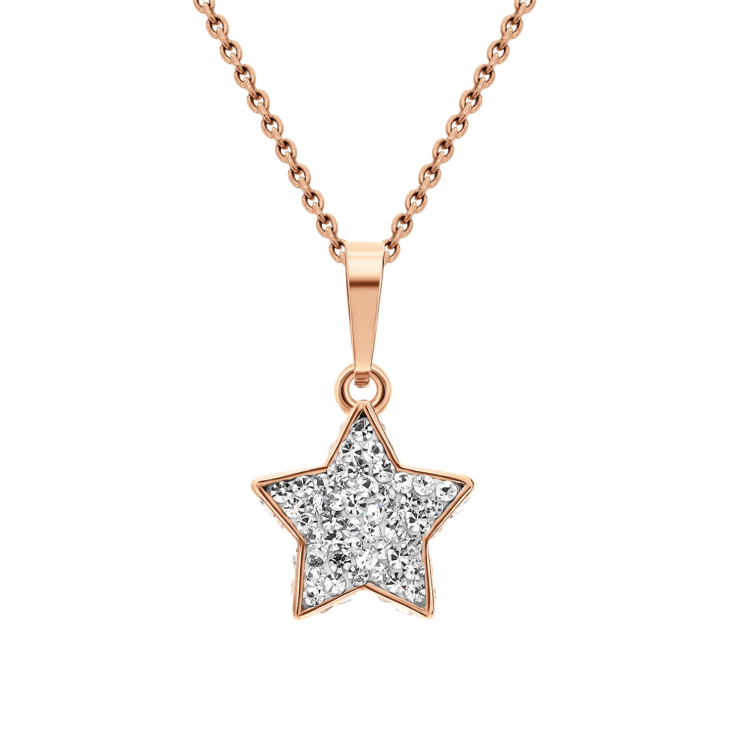 14k Gold Hip Hop Star Necklace Cushionblue