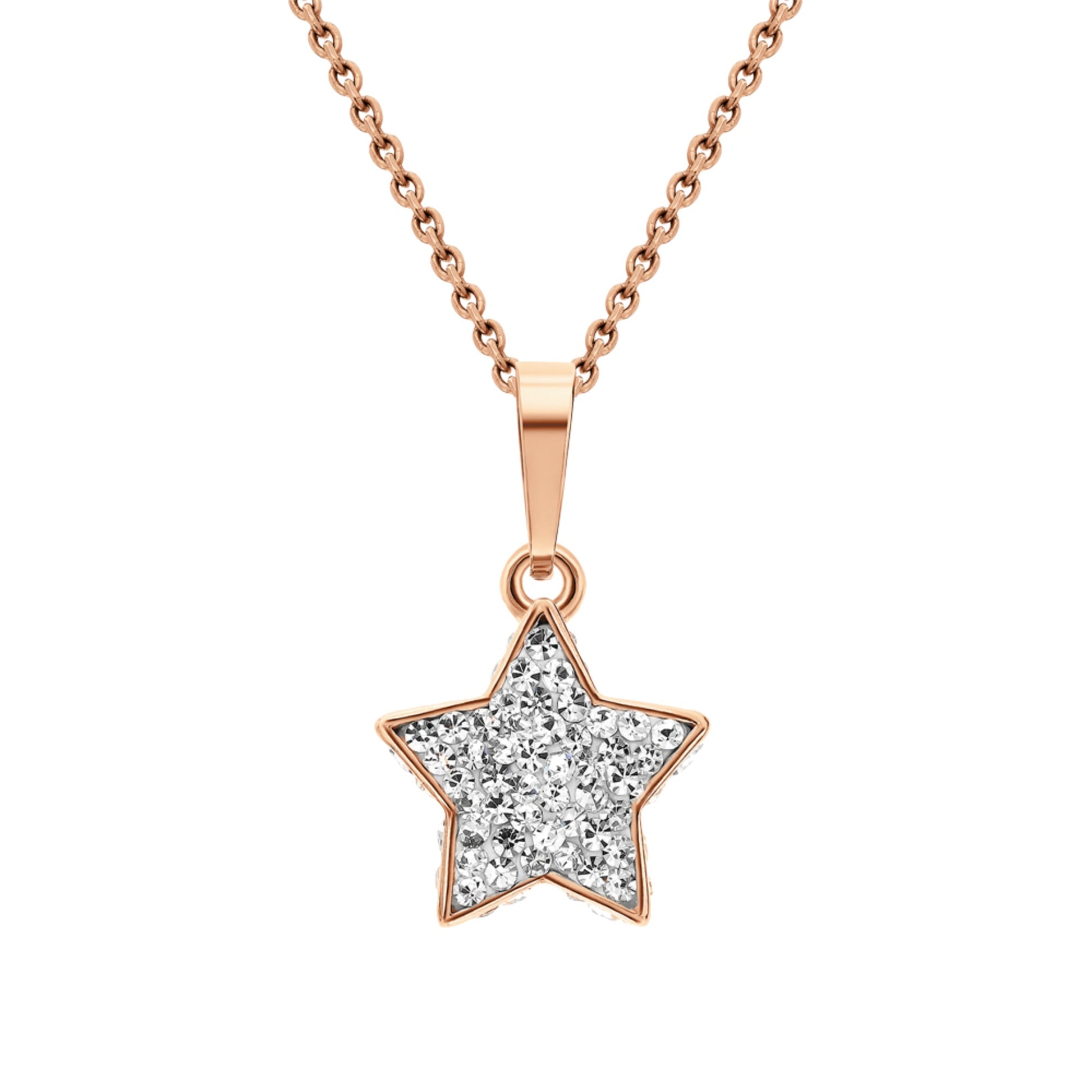 14k Gold Hip Hop Star Necklace Cushionblue
