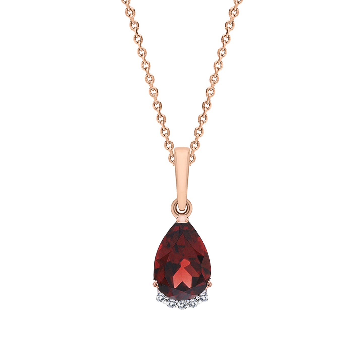 14Kt Gold Amethyst Teardrop Necklace Cushionblue