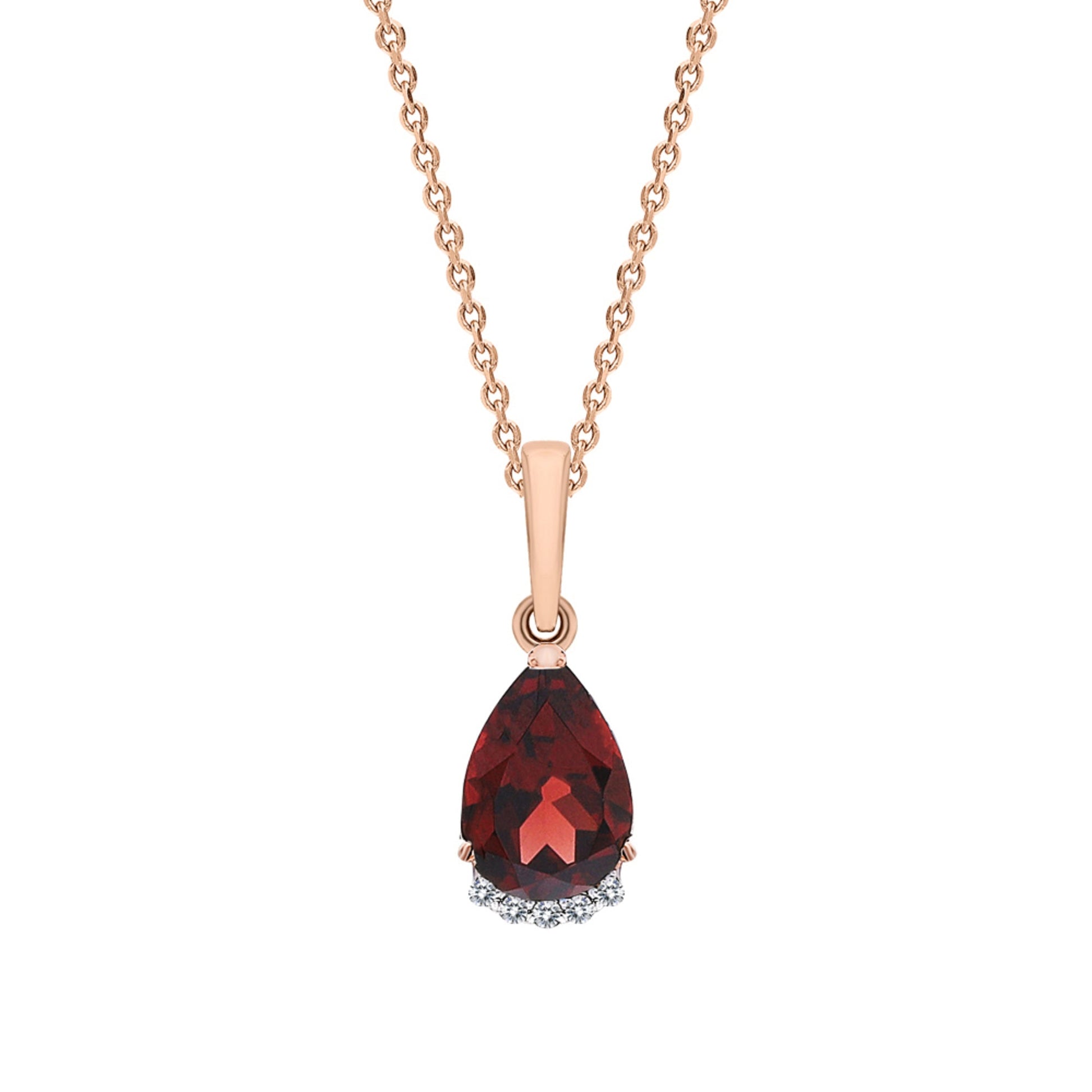 14Kt Gold Amethyst Teardrop Necklace Cushionblue