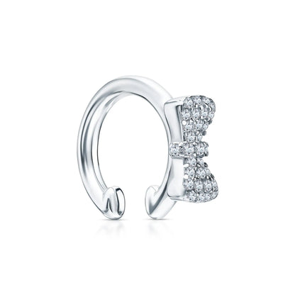 Bow Ear Cuff Cushionblue