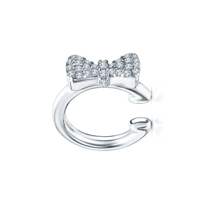 Bow Ear Cuff Cushionblue