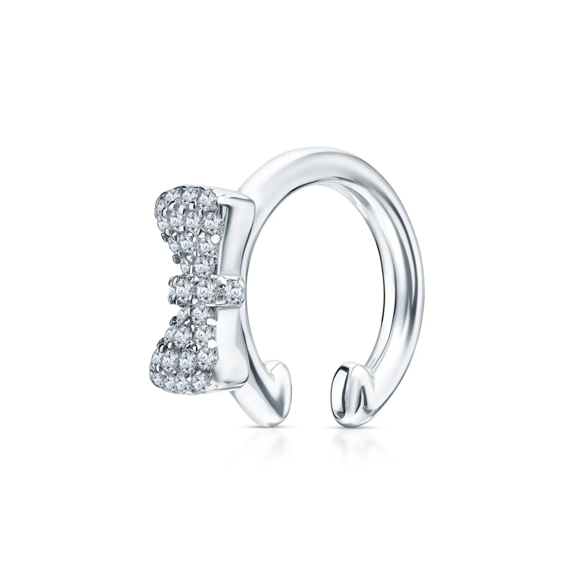 Bow Ear Cuff Cushionblue