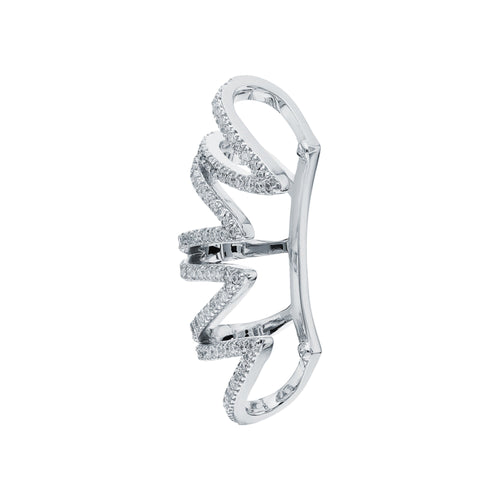 Diamond Ear Topper Ear Cuff Cushionblue