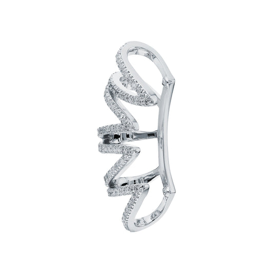 Diamond Ear Topper Ear Cuff Cushionblue