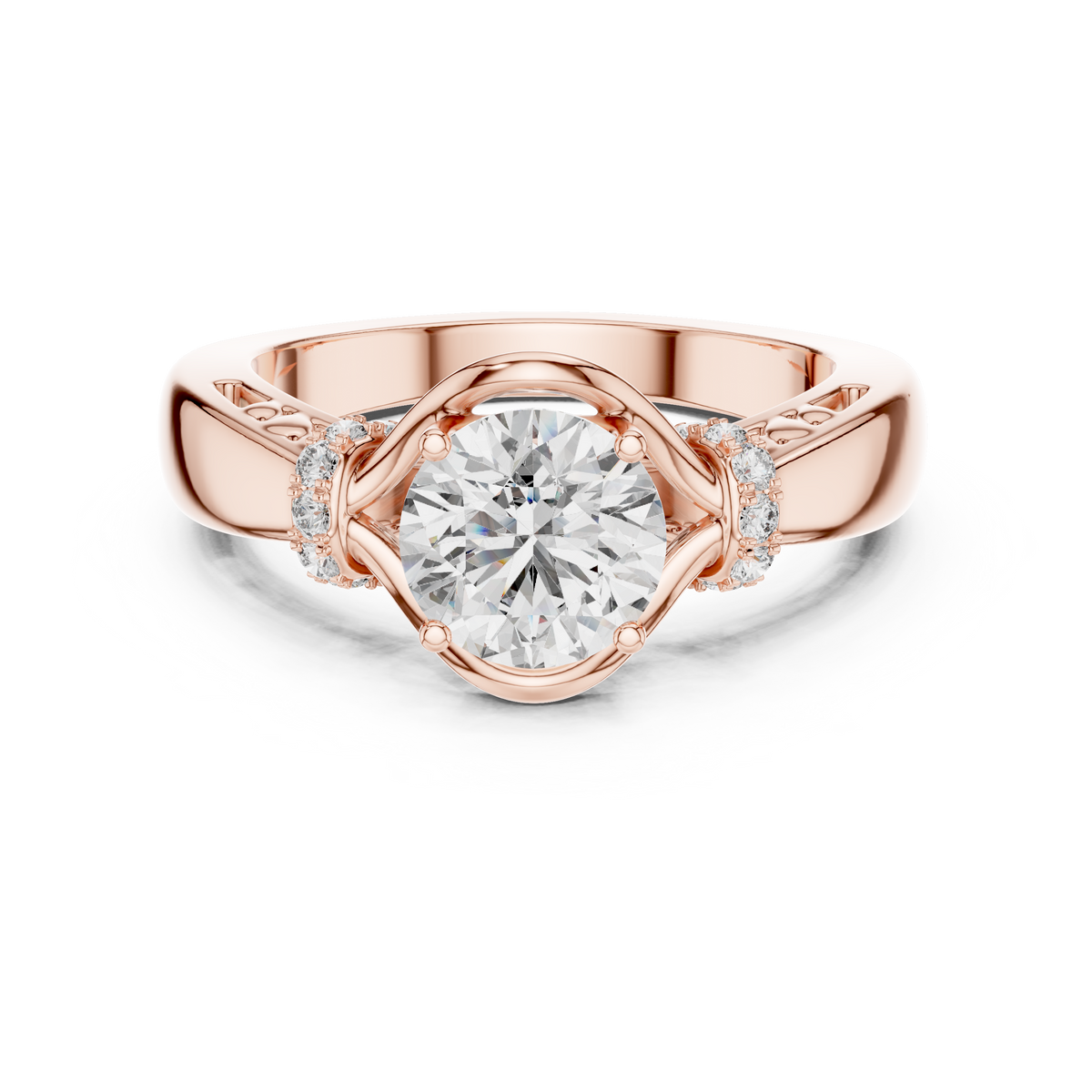 Diamond Ring in Rose Gold