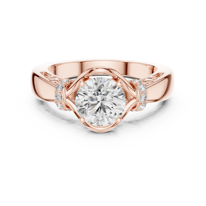 Diamond Ring in Rose Gold