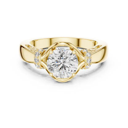 Diamond Ring in Yellow Gold