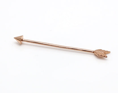 Gold Arrow Industrial Barbell Industrial Scaffold Barbell,14G (38mm). Cushionblue