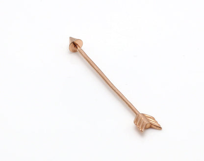 Gold Arrow Industrial Barbell Industrial Scaffold Barbell,14G (38mm). Cushionblue