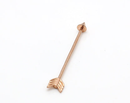 Gold Arrow Industrial Barbell Industrial Scaffold Barbell,14G (38mm). Cushionblue