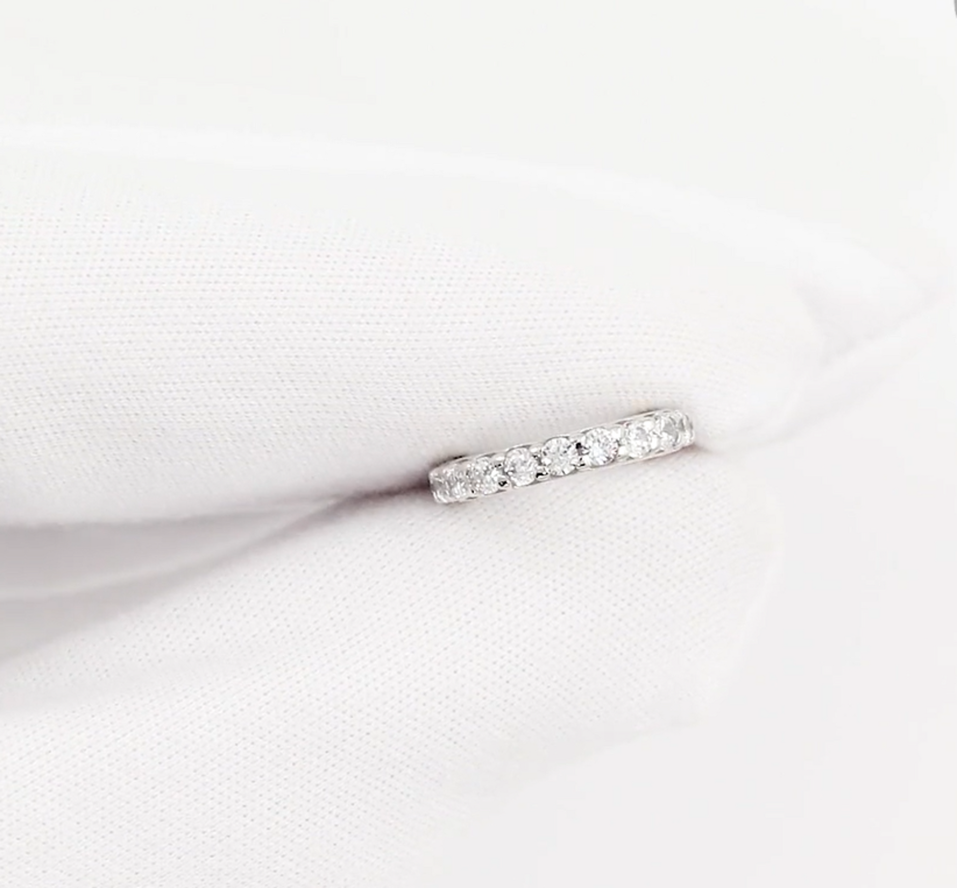 14k Gold Diamond(0.07ct) Ear Cuff, Single Line Wrap Cuff, Conch Earring. Cushionblue