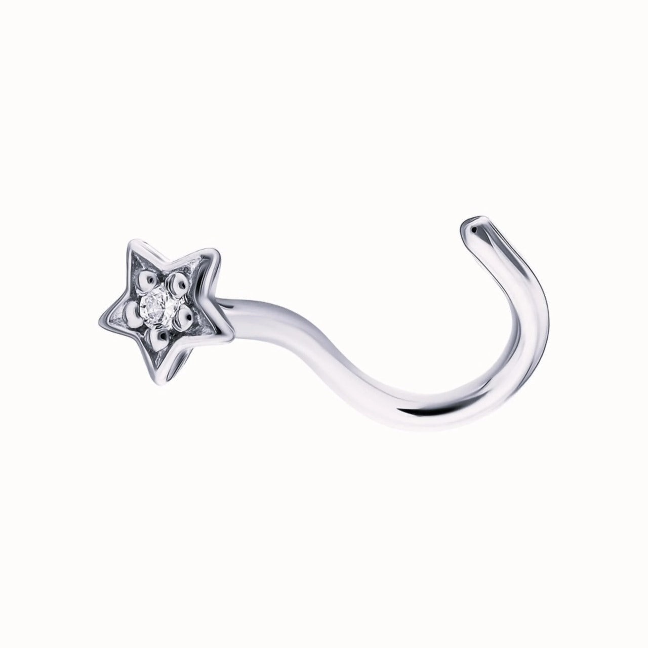 10K Rose Gold Belly Button Ring, Elegant Body Piercing Jewelry, Sparkling Navel Barbell, Unique Gift for Women + Free 925 Silver Nose Pin Cushionblue