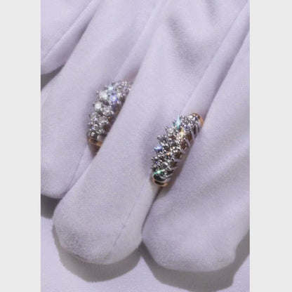 Rose Gold Latch back earrings with diamonds(1.00ct)