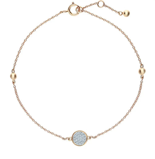 Rose Gold Tennis Bracelets in 10K (0.04tcw) - cushionblue