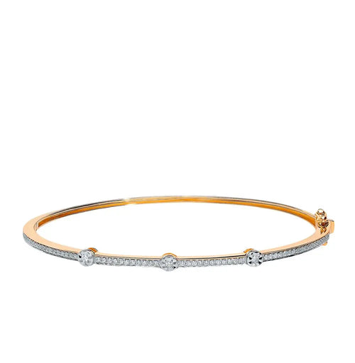 Rose Gold Tennis Bracelets in 10K (0.30tcw) - cushionblue