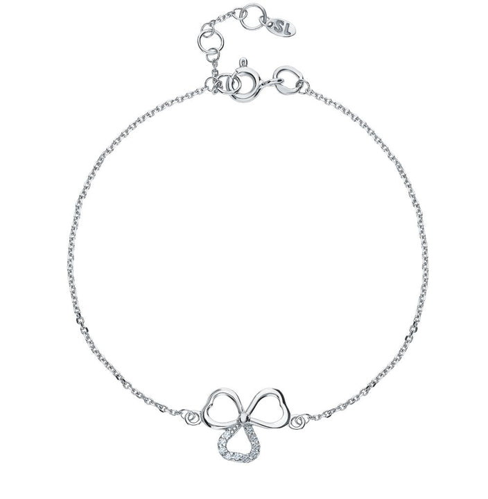 White Gold Tennis Bracelets in 10K (0.04tcw)